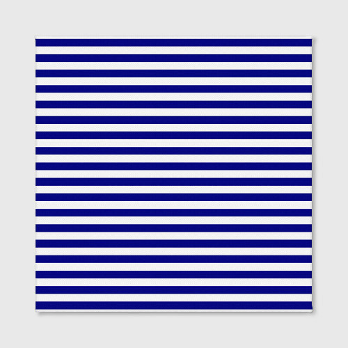 Картина квадратная Тельняшка синяя ВМФ / 3D-принт – фото 2