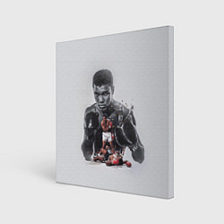 Холст квадратный The greatest - Muhammad Ali, цвет: 3D-принт