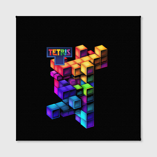 Картина квадратная Tetris game / 3D-принт – фото 2