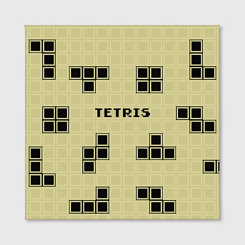 Картина квадратная Тетрис ретро / 3D-принт – фото 2