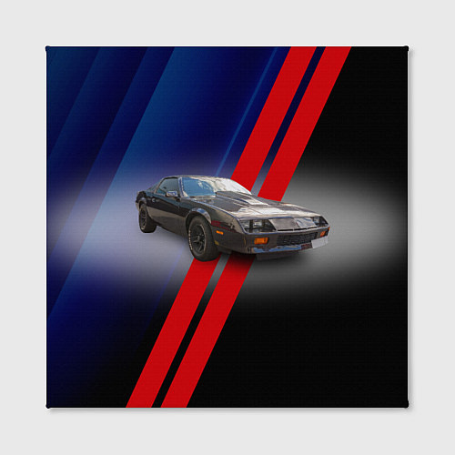 Картина квадратная Американский маслкар Chevrolet Camaro 1983 года / 3D-принт – фото 2