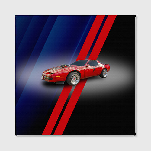 Картина квадратная Американский маслкар Pontiac Firebird 3 поколение / 3D-принт – фото 2