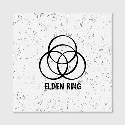 Картина квадратная Elden Ring glitch на светлом фоне / 3D-принт – фото 2