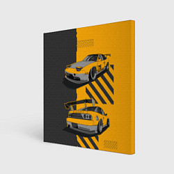 Картина квадратная Nissan 180sx art