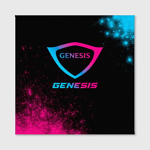 Картина квадратная Genesis - neon gradient / 3D-принт – фото 2