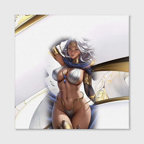 Картина квадратная Девушка с пышными формами аниме / 3D-принт – фото 2