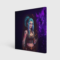 Картина квадратная Jinx arcane League of Legends