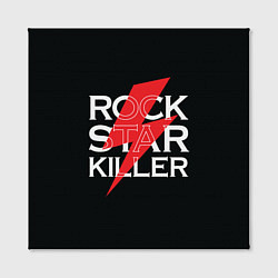 Холст квадратный Rock Star Killer, цвет: 3D-принт — фото 2