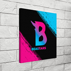 Холст квадратный Beastars - neon gradient, цвет: 3D-принт — фото 2