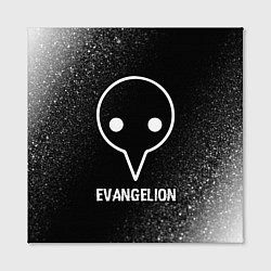 Холст квадратный Evangelion glitch на темном фоне, цвет: 3D-принт — фото 2
