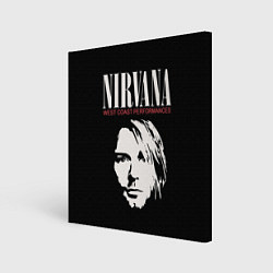 Картина квадратная Nirvana - Kurt Cobain