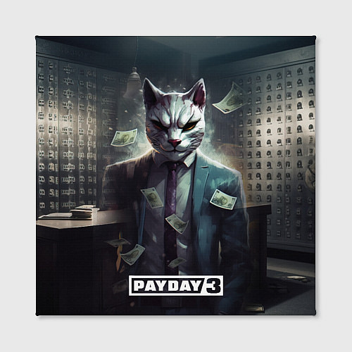 Картина квадратная Pay day 3 cat / 3D-принт – фото 2