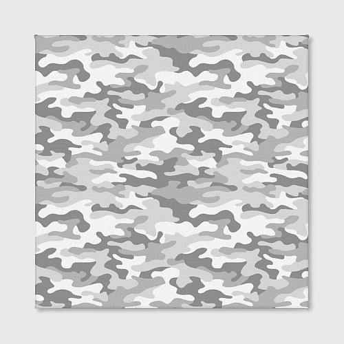 Картина квадратная Камуфляж серый / 3D-принт – фото 2