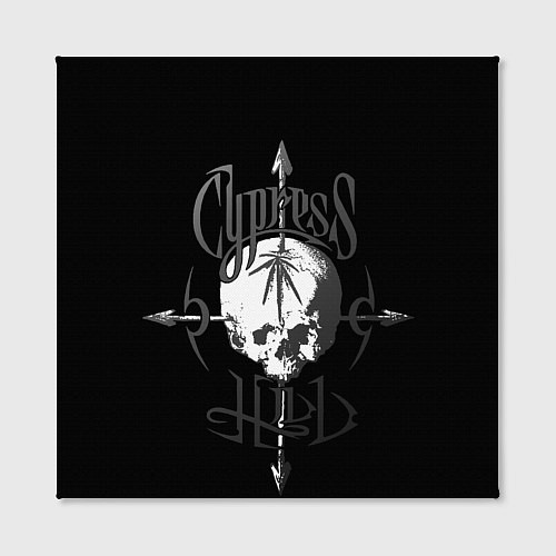 Картина квадратная Cypress hill - arrows skull / 3D-принт – фото 2