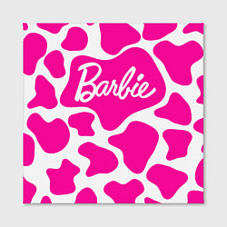 Холст квадратный Животный паттерн - Барби, цвет: 3D-принт — фото 2