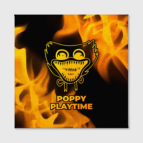 Картина квадратная Poppy Playtime - gold gradient / 3D-принт – фото 2
