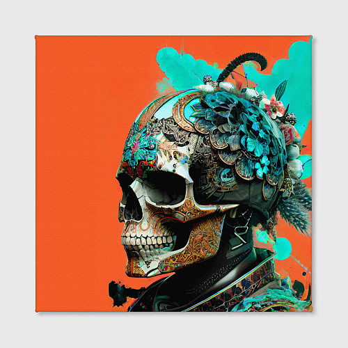 Картина квадратная Art skull - irezumi - Japan / 3D-принт – фото 2