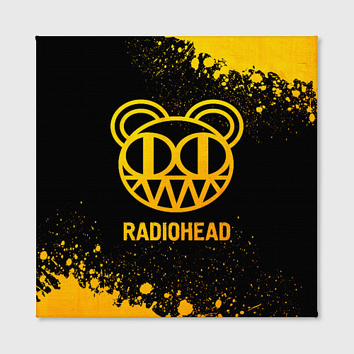 Картина квадратная Radiohead - gold gradient / 3D-принт – фото 2