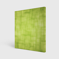 Холст квадратный Green and square, цвет: 3D-принт