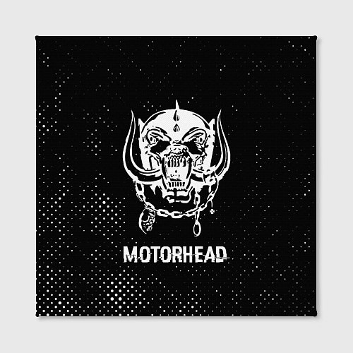 Картина квадратная Motorhead glitch на темном фоне / 3D-принт – фото 2