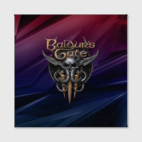 Картина квадратная Baldurs Gate 3 logo geometry / 3D-принт – фото 2