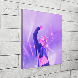 Холст квадратный Хёнджин на концерте - Стрей Кидс, цвет: 3D-принт — фото 2