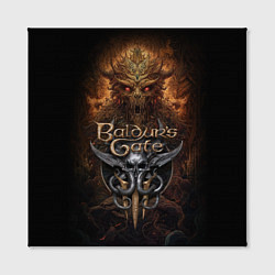 Холст квадратный Baldurs Gate 3 demon, цвет: 3D-принт — фото 2