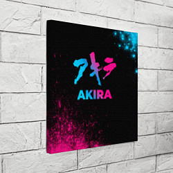 Холст квадратный Akira - neon gradient, цвет: 3D-принт — фото 2