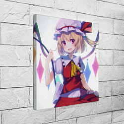 Холст квадратный Touhou Project Фландр Скарлет, цвет: 3D-принт — фото 2