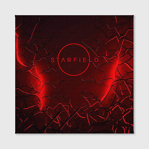 Картина квадратная Starfield red logo / 3D-принт – фото 2