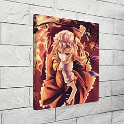 Холст квадратный Touhou Project Фландр Scarlet, цвет: 3D-принт — фото 2