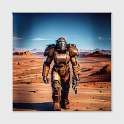 Холст квадратный Fallout power, цвет: 3D-принт — фото 2