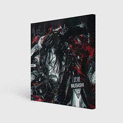 Холст квадратный Vagabond Мусаси Миямото, цвет: 3D-принт