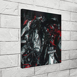 Холст квадратный Vagabond Мусаси Миямото, цвет: 3D-принт — фото 2