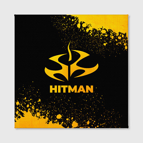 Картина квадратная Hitman - gold gradient / 3D-принт – фото 2