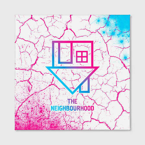 Картина квадратная The Neighbourhood neon gradient style / 3D-принт – фото 2