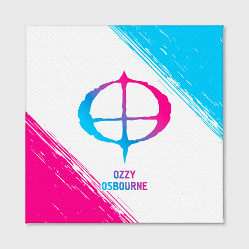 Картина квадратная Ozzy Osbourne neon gradient style / 3D-принт – фото 2
