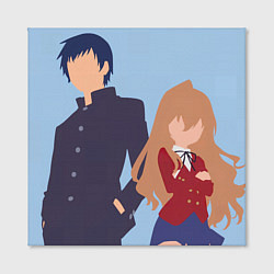 Холст квадратный Toradora Тайга Рюдзи, цвет: 3D-принт — фото 2