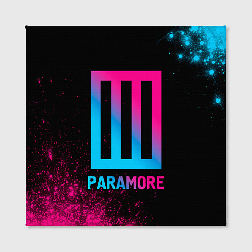 Картина квадратная Paramore - neon gradient / 3D-принт – фото 2