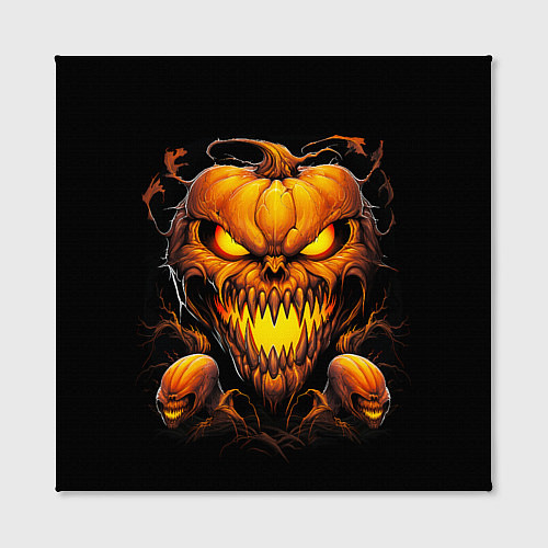 Картина квадратная Evil pumpkin / 3D-принт – фото 2
