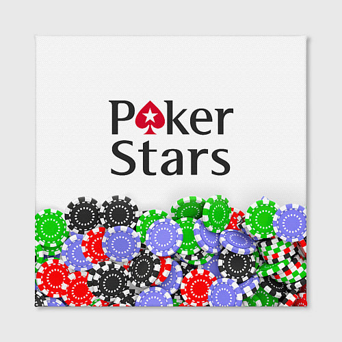 Картина квадратная Poker - игра для удачливых / 3D-принт – фото 2