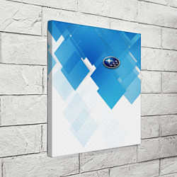 Холст квадратный Subaru art, цвет: 3D-принт — фото 2
