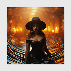 Холст квадратный Красавица ведьма, цвет: 3D-принт — фото 2
