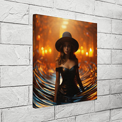 Холст квадратный Красавица ведьма, цвет: 3D-принт — фото 2