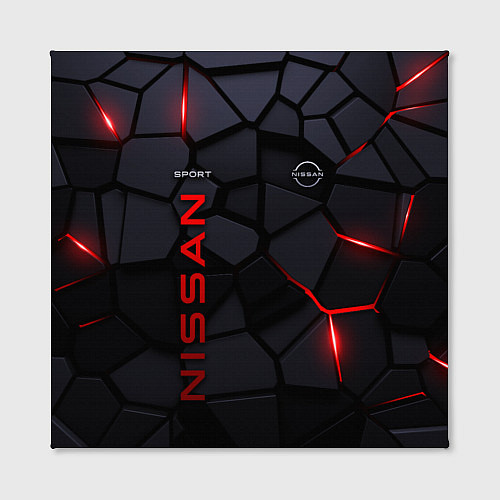 Картина квадратная Nissan - плиты с эффектом свечения / 3D-принт – фото 2