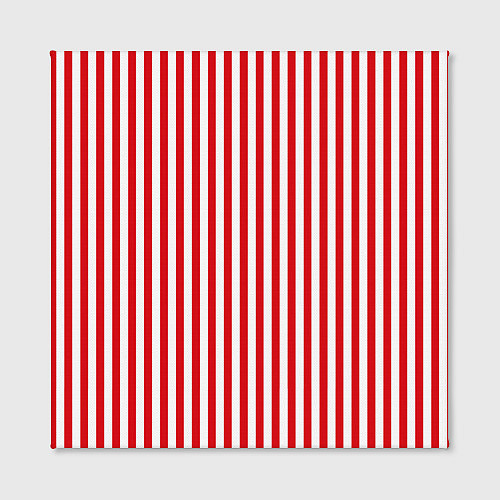 Картина квадратная Красная полоса / 3D-принт – фото 2