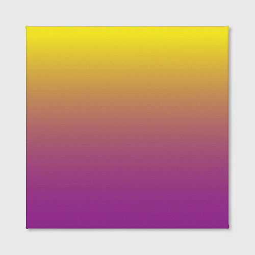Картина квадратная Желто-фиолетовый градиент / 3D-принт – фото 2