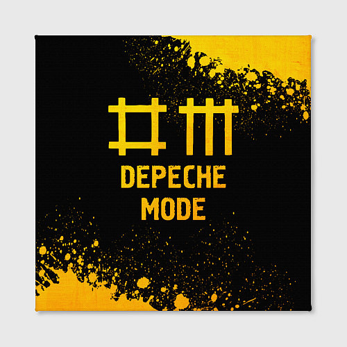 Картина квадратная Depeche Mode - gold gradient / 3D-принт – фото 2