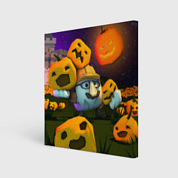 Холст квадратный Гарибальди Хэллоуин, цвет: 3D-принт