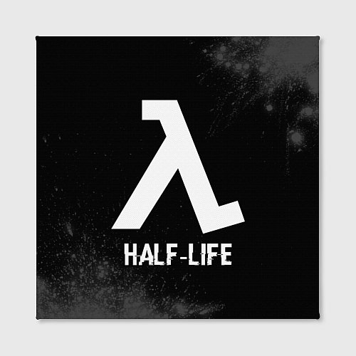 Картина квадратная Half-Life glitch на темном фоне / 3D-принт – фото 2